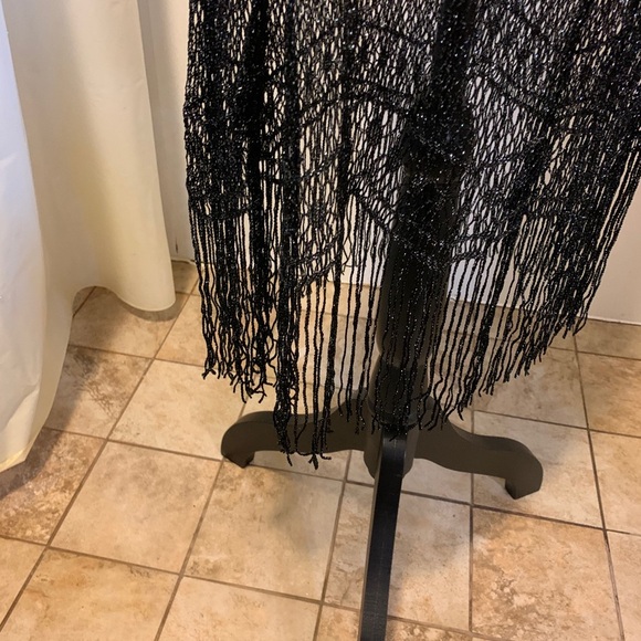 Small Fishnet with Fringe Nightgown Ensemble - Picture 3 of 10